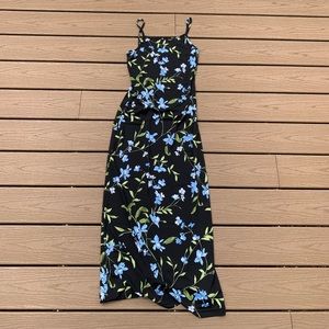 VINTAGE BYER TOO! FLORAL MAXI DRESS SIZE 6